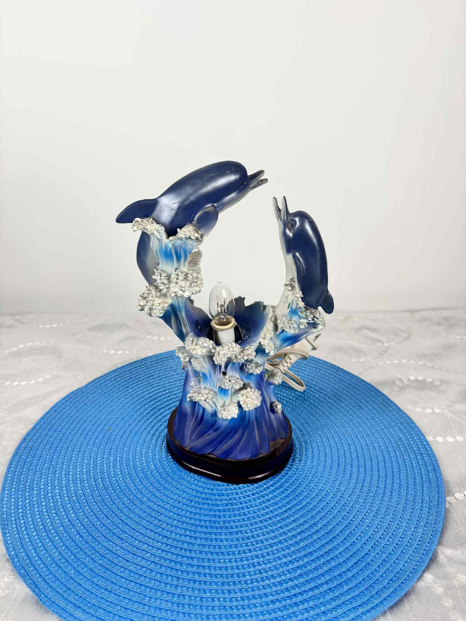 MISNODE Statuette di Delfini, Statua di Delfino Regali di Delfini per Donne, Decorazioni per Acquari con Ornamenti di Delfini, Animali Marini in Miniatura da Collezione per (C