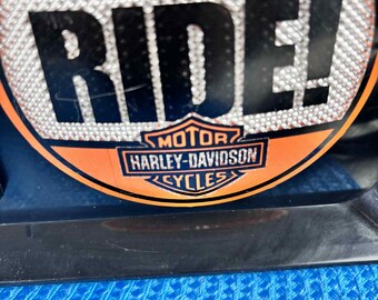 Harley-davidson “born to Ride” Lighted Sign – Working Illuminated