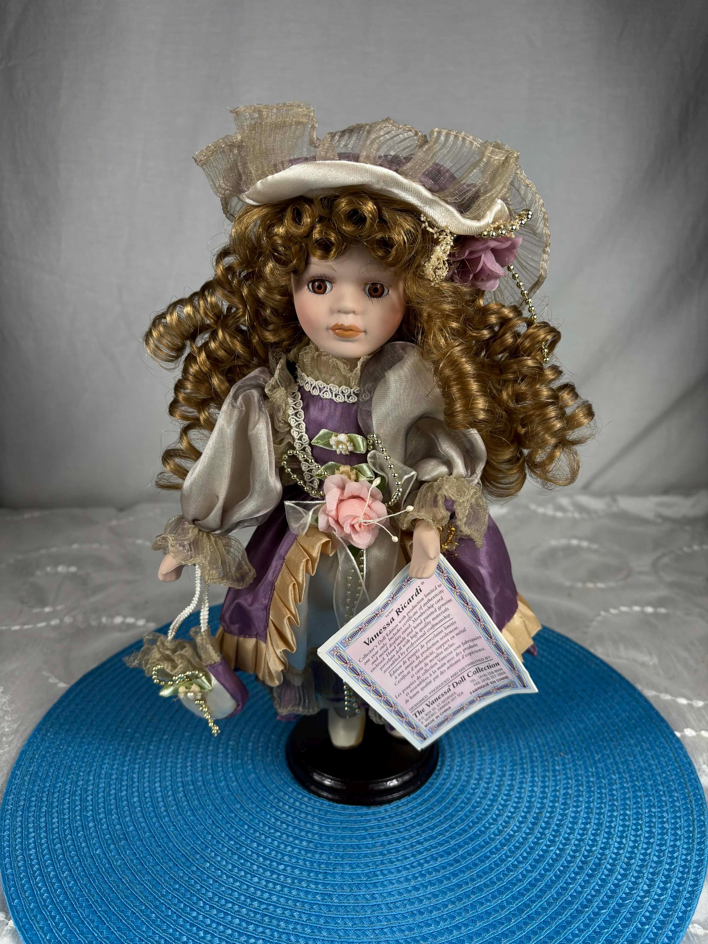 Vanessa Ricardi 2003 Porcelain Doll With Certificate – Special 12