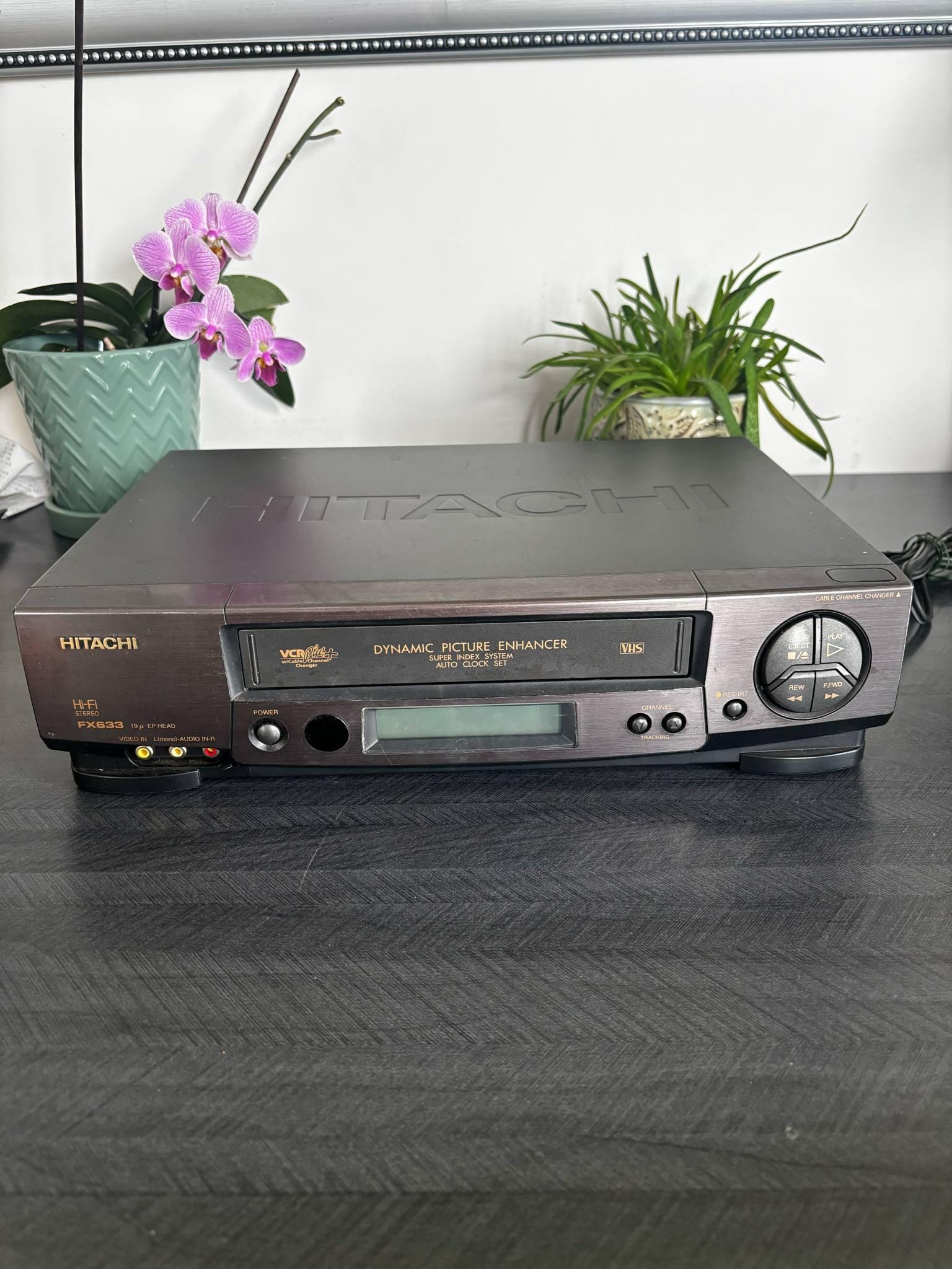 Hitachi VT FX633 VHS Player VCR Hi Fi Stereo Dynamic Picture