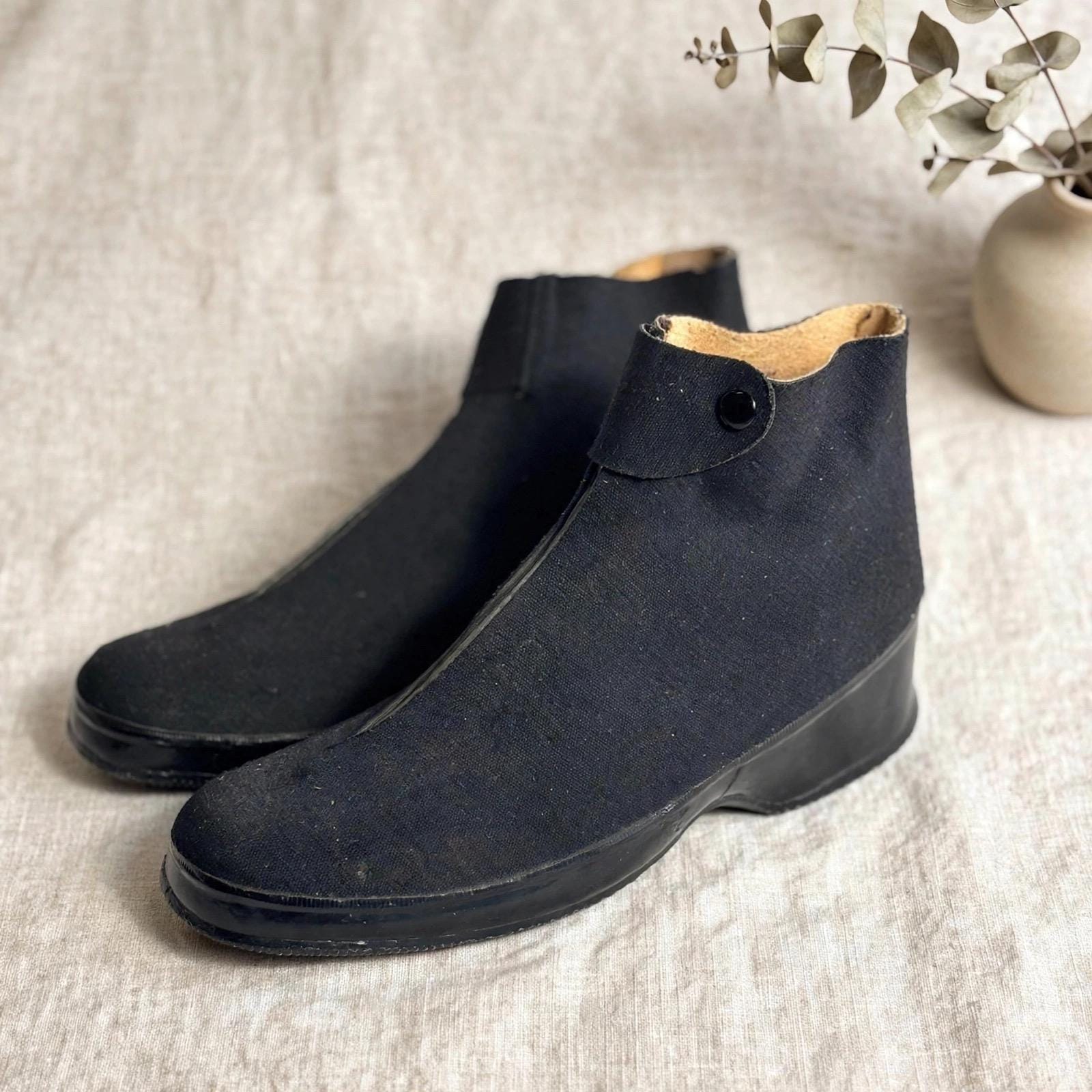 Vintage Rubber Overshoes - Etsy