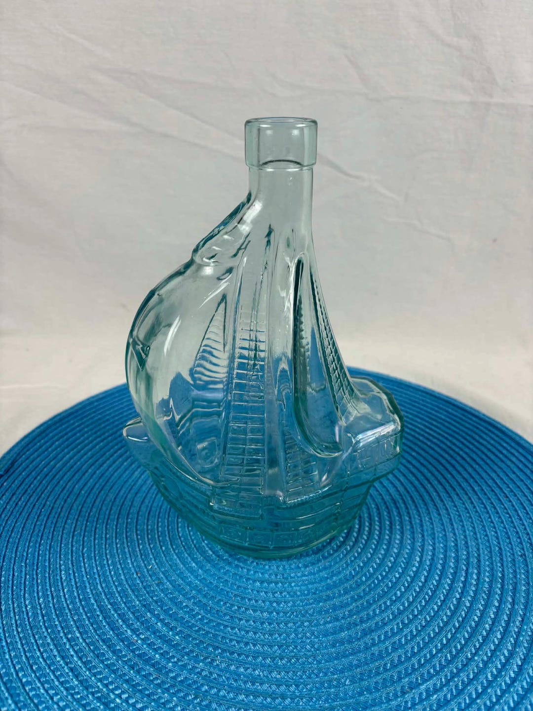 Antique Green Glass Bottle MOD. DÉP. V.E. 750 Ml | Authentic