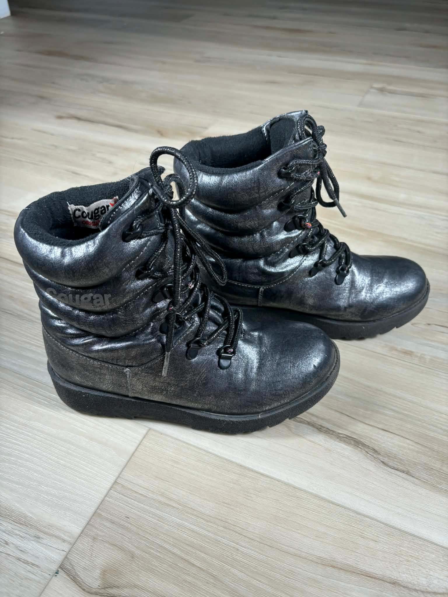 Women's Black Cougar Originals Y2K Style Boots – Waterproof