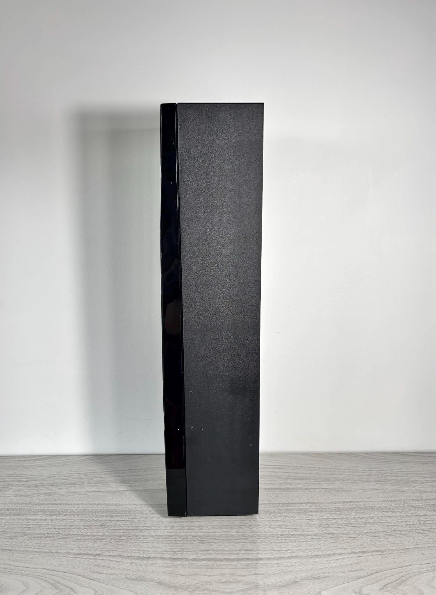 Memorex Vintage Black Tower CD Storage Rack, 40-disc Holder, Retro