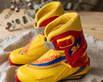 Authentic Pair of Salomon SNS Profil Équipe Cross-country Ski