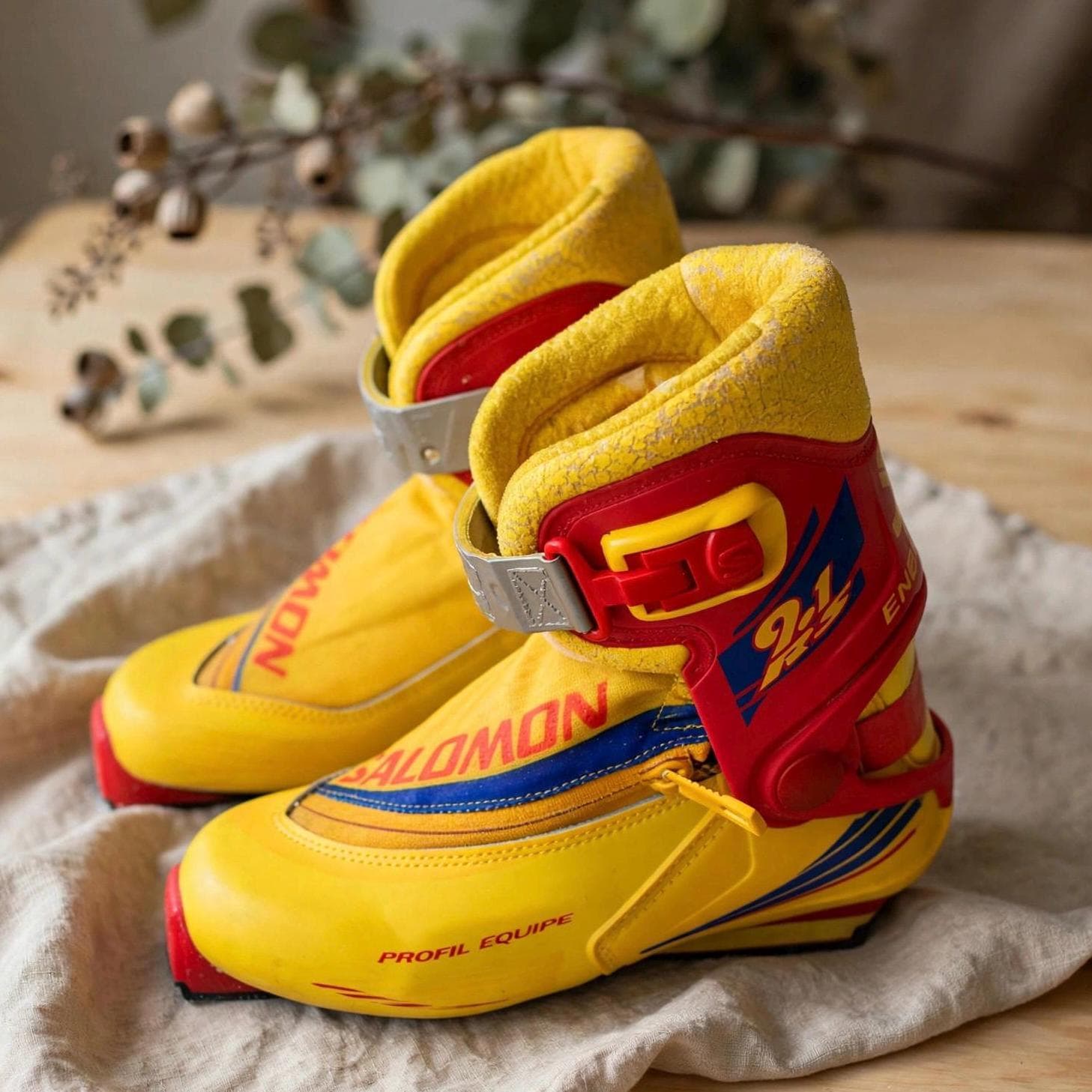 Authentic Pair of Salomon SNS Profil Équipe Cross-country Ski