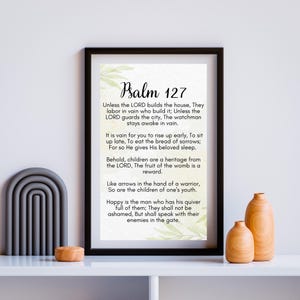Psalm 127 druckbar, Psalm 127 Wandkunst, Bibel Vers druckbar, christliche druckbare, moderne christliche Wandkunst, Psalm 127 Digitale Kunst, NSPPD