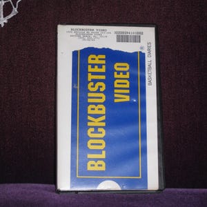 BLOCKBUSTER Vintage VIDEO CASE with Basketball Diaries Movie