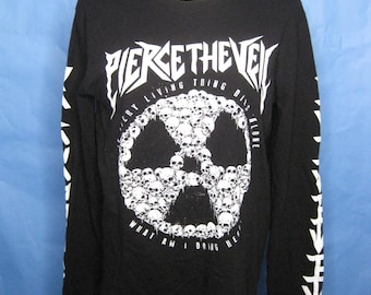 Black Veil Brides Pierce the Veil Long Sleeve Small Black T-shirt