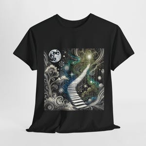 Music Lover T-Shirt, Classic Rock Shirt, Vintage Tee, Stairway to Heaven, Retro Band Top