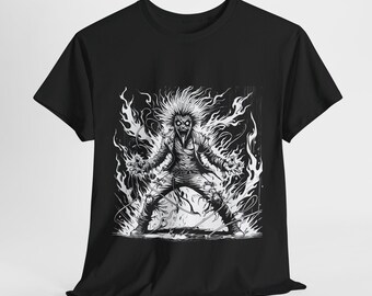 Firestarter Unisex Tee, Flame Graphic Shirt, Hot Fashion Top, Pyrotechnic Apparel, Ignition Inspired Tshirt