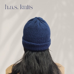 Handmade Acrylic Knit Beanie: Unisex Winter Hat