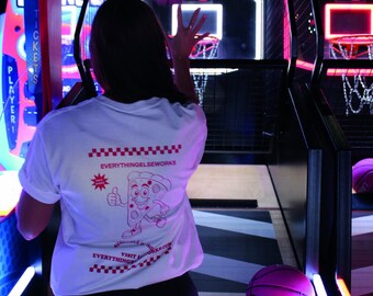 Pizzeria T-Shirt, Organic Cotton Graphic Tee, Manchester Made