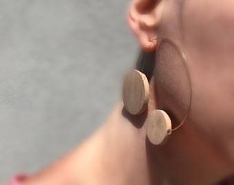 D Oreilles En Bois Etsy
