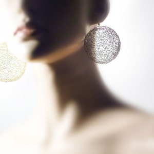 Boucles d’oreilles « Bulles » la création fait main chaque pièce est unique