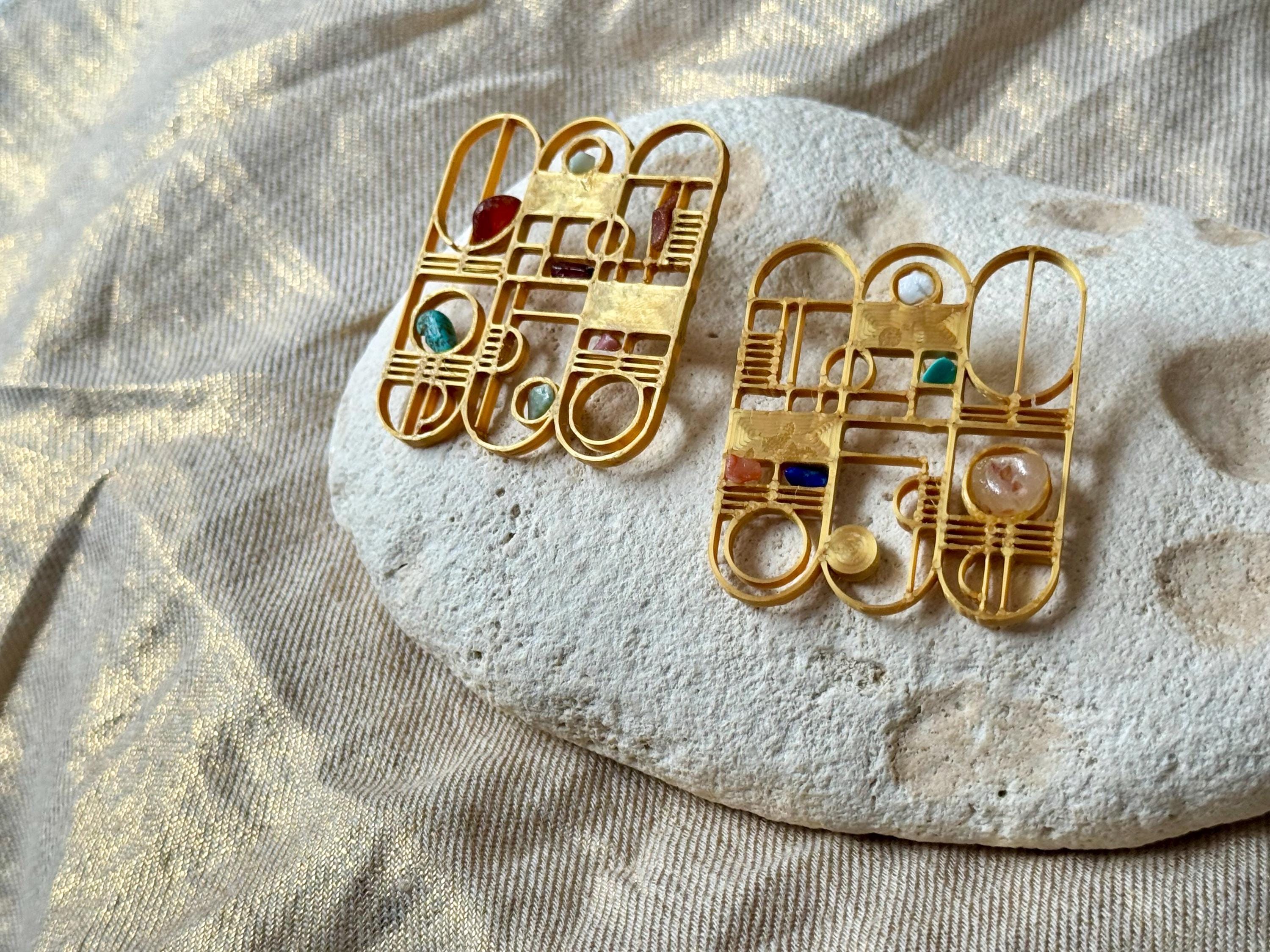 ELLE'S STUDIO Chipboard Stickers: Numbers - Black/Gold - Scrapbook