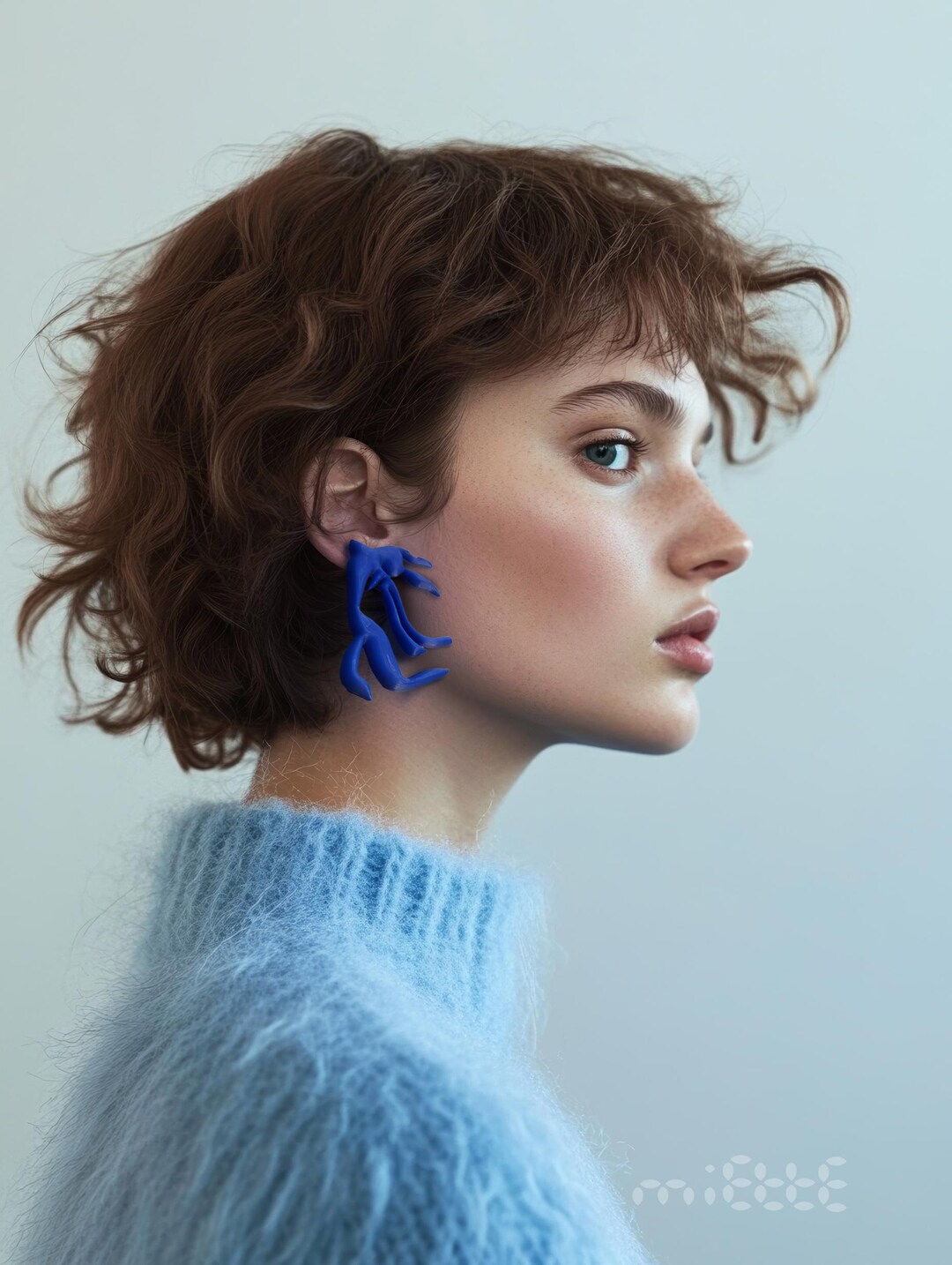 Blue - Matisse Cut Out Earrings main image 1