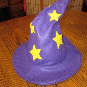 WizardMan Blue Wizard Witch hat with stars for Gamer Cosplay handmade image 4