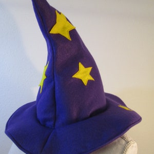 WizardMan Blue Wizard Witch hat with stars for Gamer Cosplay handmade image 6