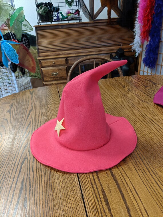 Pink Star Witch Hat Princess Peach for 