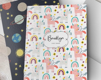 Personalized Kids School Folder: Custom Back to School Supplies