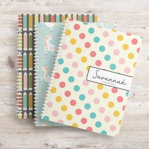 Sketchbook Journal Notebook Kids Art Gift Personalized Drawings 8.5 X 11 Size 50 pages