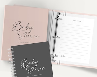 Personalized Baby Shower Guest Book: Advice & Wishes
