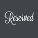 Reserved