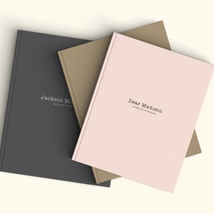 Personalized Hardcover Journal: Custom Journal, Personalized Gift Minimalist Lined Notebook (5.75&quot;x7.5&quot;)