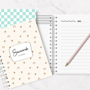 Personalized Kids Journal: Lined & Blank Pages, 5.5" x 7.25" bild 1