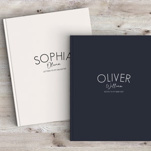 Personalized Journal, Custom Journal, Notebook, Lined, Personalized Gift, Letters to Son or Daughter (5.75"x7.5")