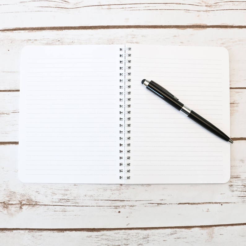 Baby Shower Guest Book Advice and Wishes Spiral Notebook Etsy