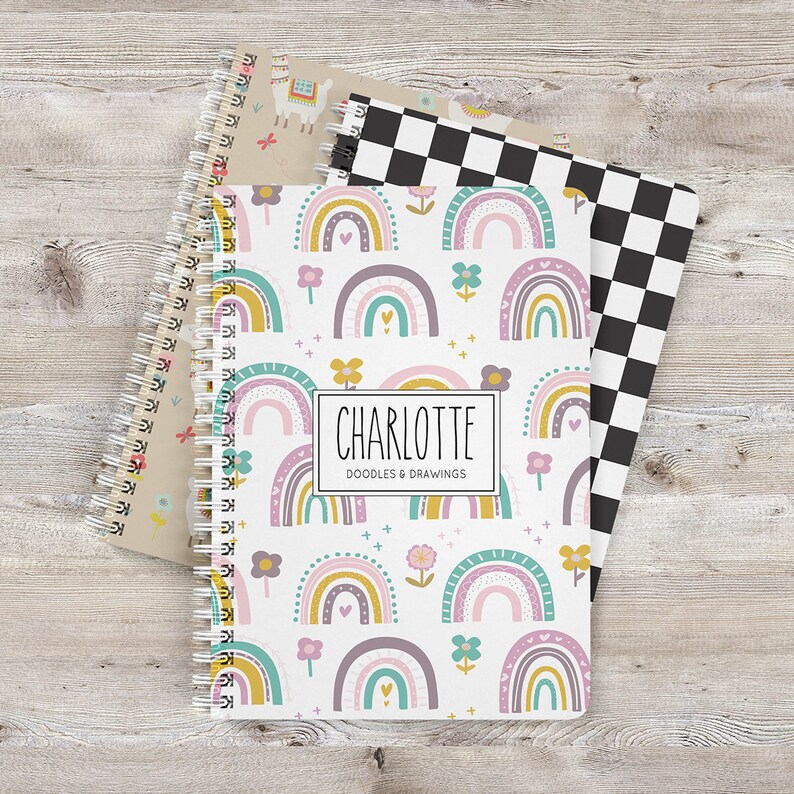 MINI Sketchbook Personalized Notebook Gift Art Book Etsy