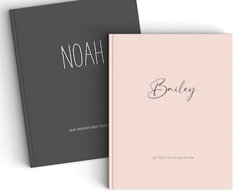 Personalized Journal, Custom Journal, Notebook, Lined, Personalized Gift, Letters to Son or Daughter (5.75"x7.5")