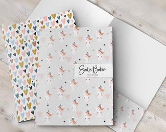 Personalized School Pocket Folder: Gloss Laminated Cover