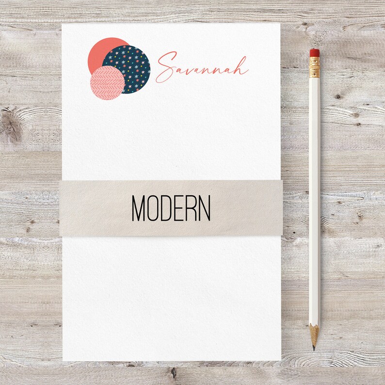 Kids Notepad Personalized Notepad Organization School - Etsy