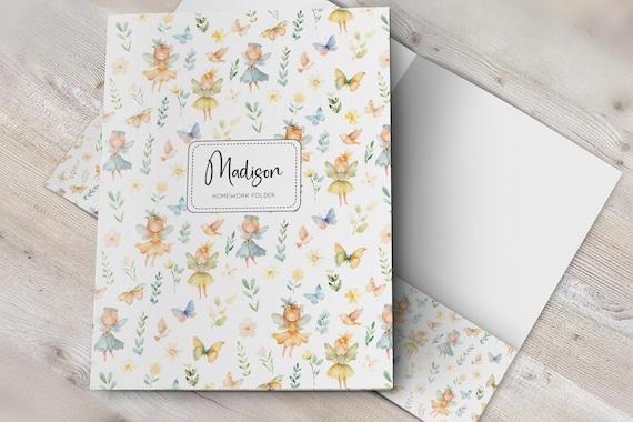 Personalized Fantasy School Folder | Magical Homework Folder | Back to School Supplies | Whimsical Back to School Supplies