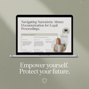 Narcissistic & Domestic Abuse Education Bundle | 5 eBooks to Identify, Document, Leave, and Heal