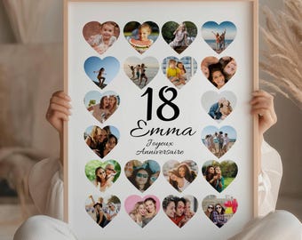Personalized Birthday Gift, Personalized 18th Birthday Gift Idea, 18th Birthday Gifts for Women, 18th Birthday Gift Ideas for Men
