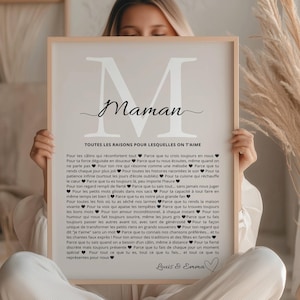Poster personalizzato per la mamma, definizione di mamma, regalo per la festa della mamma, regalo personalizzato per la mamma, regalo originale per la mamma, idea regalo per la mamma