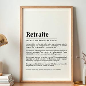 Regalo di pensionamento, definizione di poster di pensionamento, regalo per un collega che lascia il lavoro | regalo per pensionati, idea regalo originale per la pensione