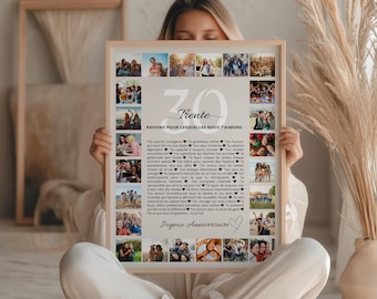Personalized Birthday Gift, Personalized 30th Birthday Gift Idea, 30th Birthday Gifts for Women, 30th Birthday Gift Ideas for Men