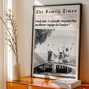 Póster familiar personalizado con foto, regalo original para padres, cumpleaños y Navidad, día de la madre, idea de regalo para el día del padre, póster familiar