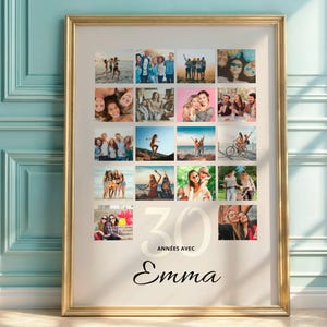Cadeau  Anniversaire Personnalisée, Idée cadeau personnalisé 30 ans, Cadeaux 30e anniversaire femme, idée Cadeaux 30e anniversaire hommes