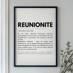Poster con citazione motivazionale, poster con definizione di umorismo da ufficio, regalo originale per colleghi, arredamento per spazi di lavoro open space, idea regalo aziendale