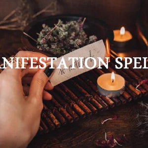 MANIFESTATION SPELL | Same Day, Manifestation, Law of Attraction, Manifest Love, Manifest Money.