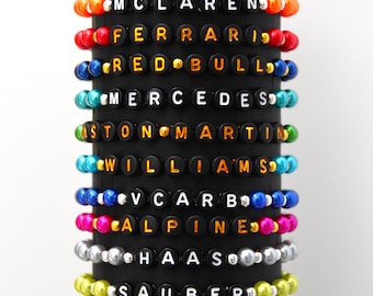 F1 FORMULA 1 TEAM BRACELET F1 2024 F1 Friendship Bracelet Redbull Mclaren Ferrari Mercedes Norris Verstappen Hamilton Leclerc Sainz Piastri