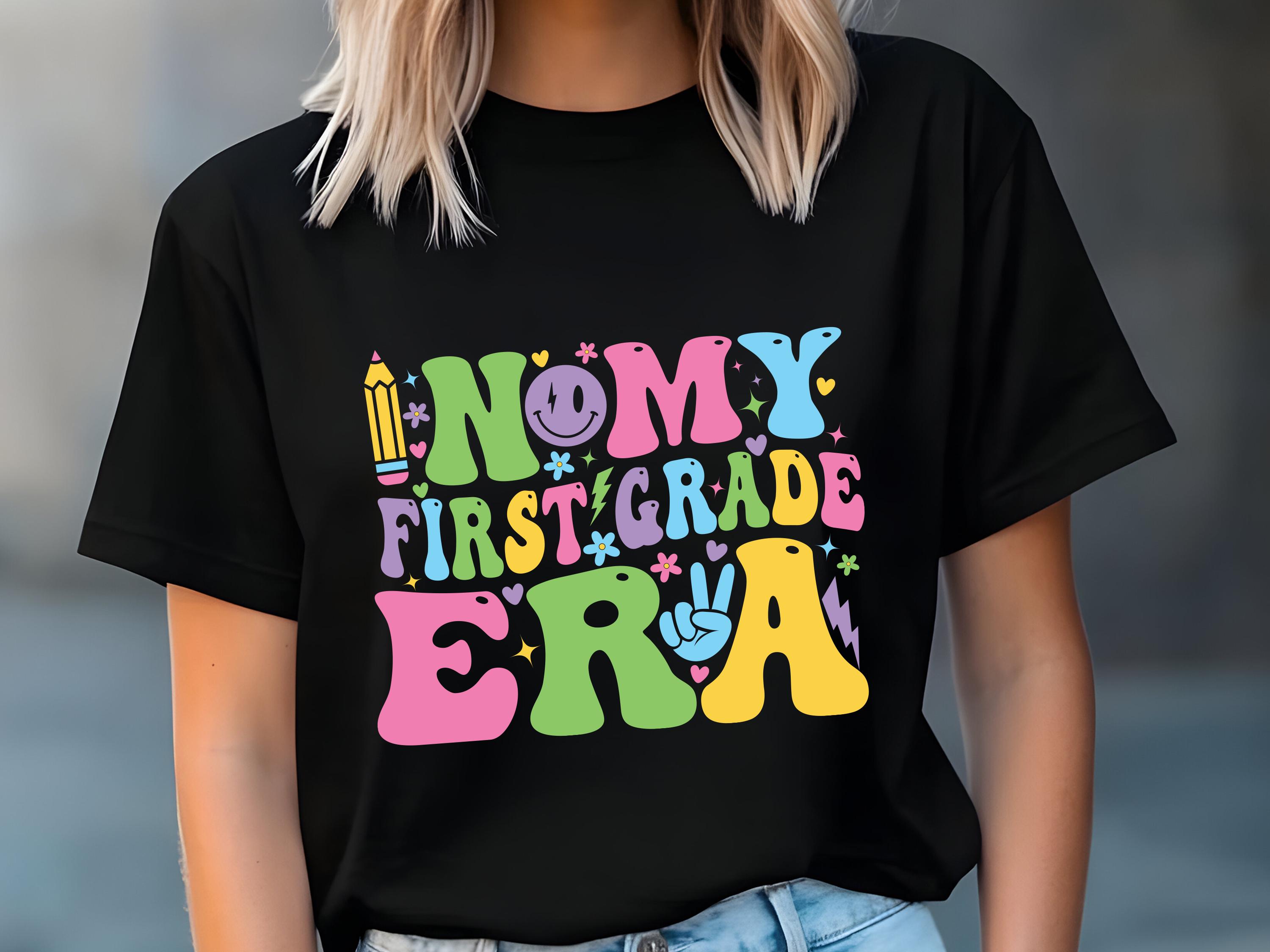 In My First Grade Era Svg Png, Happy First Day of 1st Grade Png,groovy ...