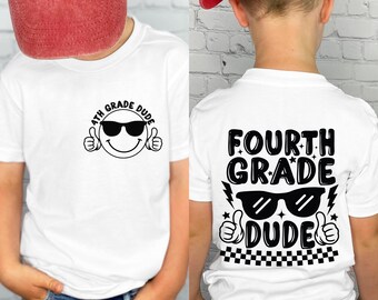 Fourth Grade Dude Svg,Hello 4th Grade Svg, Back To School svg, First Day Of School Svg,4th Grade Shirt svg Files For Cricut