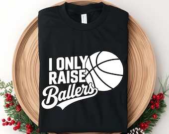 Solo crío jugadores SVG PNG, diseño de mamá de baloncesto, archivo de corte con cita deportiva divertida para Cricut y Silhouette